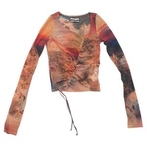 Urban Outfitters abstract blouse